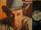 MERLE HAGGARD usa LP BACK TO THE BARROOMS country SIGNED / AUTOGRAPHED MCA EX EX