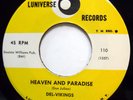 DEL-VIKINGS 45 Heaven & Paradise / Your NEAR MINT Doo Wop e7817