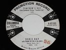 DORIS DAY Teacher's Pet 45 NM- Promo Blues In The Night Columbia 4-41103
