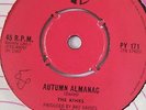 KINKS rare HOLY GRAIL Autumn Almanac PYE EP Southafrica RAREST item