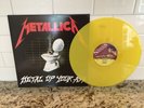 METALLICA - METAL UP YOUR ASS -BRAND NEW YELLOW COLORED VINYL LP RECORD