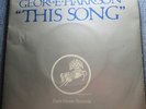 GEORGE HARRISON: This Song (45) NM - Picture Sleeve - Ships WORLDWIDE