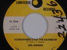 DEL VIKINGS: Somewhere over the Rainbow USA Doo Wop LUNIVERSE Orig 45