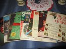 Vinyl records Christmas Bing Crosby Rudolph Lawrence Welk Sadler & Young Waring