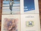 CHRIS REA - DELTICS / ON THE BEACH / DANCING WITH STRANGERS/BEST-  EX+ VINYL LPS