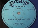 Randy Luck I was a teenage caveman/12 O'Clock Aussie 50s Prestige Novelty 45 EX