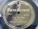 Blues Paramount 78 rpm Charlie Dad Nelson 12430 Coon Can Blues Mississippi Strut