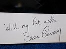 Return of James Bond 2LP's 8 X 10 glossy photo signed by  SEAN CONNERY NEAR MINT