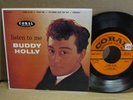 Buddy Holly Listen To Me CORAL EC 81169 EP EX/VG+ GORGEOUS early rock rockabilly