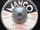 FORT WORTH TEXAS GARAGE 45 Jim Jones and the Chaunteys She's a Doll (Manco) HEAR