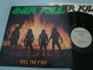 OverKill Feel the Fire LP NM MRI1469 1985