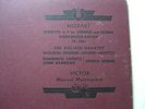 MOZART Sextette F Strings Horns 2 x78 Record Set VICTOR M 432 Kolisch Quartet