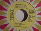 WELDON IRVINE i love you RCA 10558 mega-rare SOUL PROMO high grade nm- HEAR IT