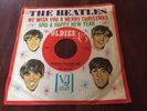 THE BEATLES We Wish You A Merry Christmas Happy New Year Vee-Jay Picture Sleeve