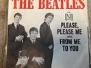 Beatles - Please, Please Me - Vee Jay 581 Rare Silver/Black Bracket/Lines - PS