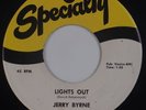 JERRY BYRNE: Lights Out / Honey Babe USA Specialty R&B Super 45 VG++