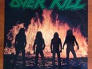 Overkill Feel The Fire LP Megaforce Records MRI 1469 1st 1985 Thrash Metal OIS