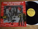 PUNK AND DISORDERLY 111 - THE FINAL SOLUTION - VINYL - LP - ALBUM - VERY RARE
