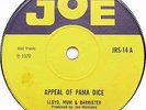 SKINHEAD REGGAE - JOE 14 - JOE MANSANO / APPEAL OF PAMA DICE / EXCELLENT
