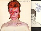 DAVID BOWIE aladdin sane RS 1001 3T/3T 1st uk + rare fanclub postcard LP EX/EX
