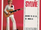 SP SYLVIE VARTAN  QUAND TU ES LA ( RARE 2 TITRES RCA)