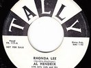 AL HENDRIX - Tally 119 - Rhonda Lee / Go Daddy, Rock - 1958 ROCKABILLY DJ 45 VG+