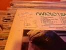 MANOLO Y RAMON LP  rare firmado por Ramon , lp 71 - s 21417 movie play
