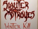 PRIVATE slauter xstroyes WINTER KILL lp ORIGINAL lyric insert METAL nm BEAUTIFUL