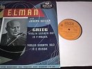 MISCHA ELMAN GRIEG VIOLIN SONATAS 1 & 3 LP DECCA LXT 5113 UK ED1 NM VERY RARE