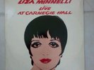 LIZA MINNELLI 2 LP Live At Carnegie Hall   RARE ALTEL   VOCAL JAZZ   ANDY WARHOL