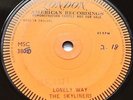 THE SKYLINERS  Lonely Way ORIGINAL 7''  LONDON DEMO SAMPLE   45 RARE -KILLER ???