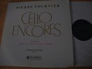 **VERY RARE** PIERRE FOURNIER CELLO ENCORES LP  COLUMBIA 33CX 1644 **NO STEREO**