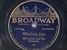 78 RPM -- Bill Carlsen and His Orchestra, Broadway 1359, E-  Jazz