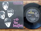 Beatles 4 Track EP With The Beatles AUSTRALIA 1963 MONO vinyl 45 Beatles reissue