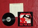 Metallica - Kill ' Em All Japan LP Megadeth Exodus Flotsam and Jetsam Anthrax