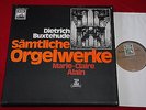 Marie-Claire Alain Buxtehude Organ Works Ed1 EMI/Erato Stereo 7LP Box NM