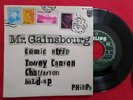 Serge Gainsbourg Comic Strip - 45t original BIEM