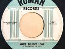 * DON DELL & MONTEREYS Make Believe Love RARE DOO WOP TEEN Roman 2963 45 HEAR