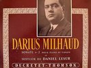 Soetens - Roche - Lesur - Darius MILHAUD -  Ducretet Thomson LP 8239
