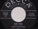 JACKIE LEE COCHRAN: Ruby Pearl NM- Rockabilly DECCA Mariano ’73 Repro 45