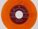 PEANUTS WILSON: Cast Iron Arm BRUNSWICK Rockabilly ORANGE WAX 45 NM-