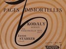 Pacific LDP-F29 - Kodaly - Sonate Pour Violoncelle Seul (Cello Sonata) - STARKER