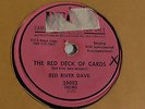 Red River Dave  - 78rpm single 10-inch - DECCA DJ #29002 Red Deck Of Cards