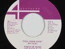 Funk Boogie/Modern Soul 45 - Force Of Music - Feel Your Love - 4 Brothers - VG++