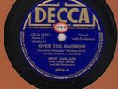 78 rpm Judy Garland Decca 2672 Over the Rainbow in EE-