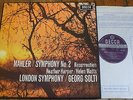 SET 325-6 Mahler Symphony No. 2 'Resurrection' / Solti etc. W/B 2 LP box