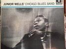 JUNIOR WELLS original 'friendly chap'   HOODOO MAN BLUES   LP RECORD DL-612 MONO