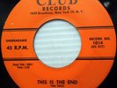 WILLOWS doowop 45 THIS IS THE END DON'T PULL DON'T PUSH DON'T SHOVE Club e8235