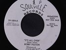 BOBBY FULTON: It's All Over / It's Good To Be Lonely Sometimes 45 (dj) Soul