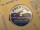 MILES DAVIS  IT'S ONLY A PAPER MOON PRESTIGE 78 RPM NM MCLEAN ROLLINS BLAKELY
